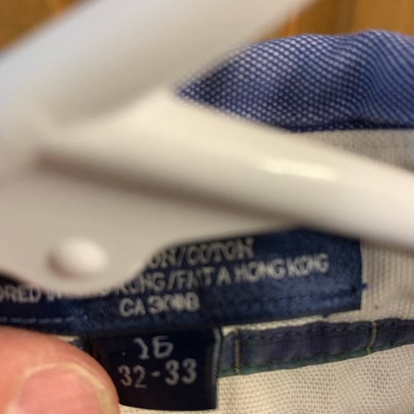 Vintage Tommy Hilfiger Blue Crest Button Down Dress Shirt Men’s Size 16 32-33 - Picture 4 of 5